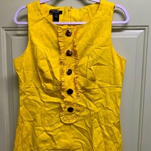 Signature London Style Yellow Polka dot dress